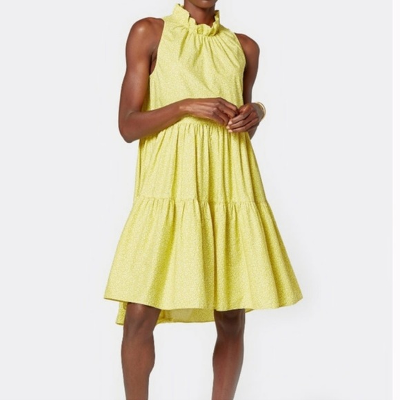 Joie Carlo Sleeveless Dress in Soft Citrus Sz L - Picture 2 of 14